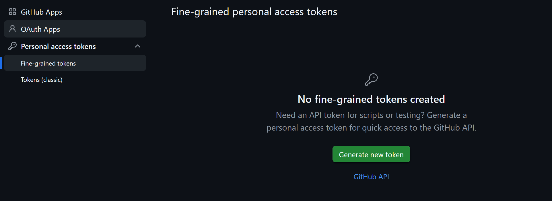 Personal Access Token